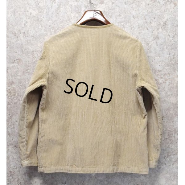 画像3: 【ビンテージ】【ORVIS】 【オービス】【ベージュコーデュロイ】【ノーカラージャケット】レディース古着【レディース12】 