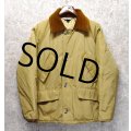 【70’s】ビンテージ【ウールリッチ】WOOLRICH【襟コーデュロイ】【ベージュ】【ダウンジャケット】【サイズM】 