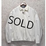 オールド【ラルフローレン】【POLO RALPH LAUREN】【ホワイト】【ブルゾン】スウィングトップ【サイズＬ】 