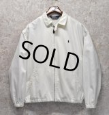 オールド【ラルフローレン】【POLO RALPH LAUREN】【ホワイト】【ブルゾン】スウィングトップ【サイズＬ】 