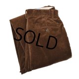 【ラルフローレン】POLO RALPH LAUREN【ブラウン】【２タック】【コーデュロイパンツ】【32X30】 