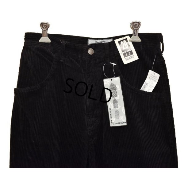 画像5: 【ロシア製】【デッドストック】ビンテージ【PINEAPPLE CONNECTION】パイナップル コネクション【黒】【コーデュロイパンツ】【29×32】