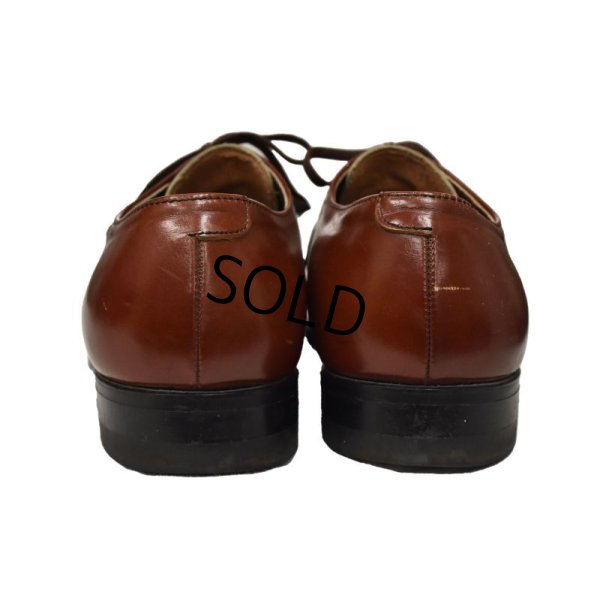 画像4: 【ビンテージ】【MASON】メイソン【ブラウン】【プレーントゥ】ワークシューズ【レザーシューズ】【9 1/2 E】【27.5cm程度】【ポストマン】 
