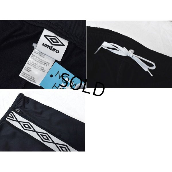 画像3: ビンテージ【UMBRO】【アンブロ】【黒×サイドロゴライン】【ジャージパンツ】【サイズXL】 