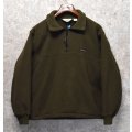 【ビンテージ】Eddie Bauer【エディーバウアー】ポーラテック【こげ茶】ハーフジップフリース【フリースジャケット】【サイズＳ】 