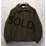 【ビンテージ】Eddie Bauer【エディーバウアー】ポーラテック【こげ茶】ハーフジップフリース【フリースジャケット】【サイズＳ】 