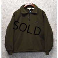 【ビンテージ】Eddie Bauer【エディーバウアー】ポーラテック【こげ茶】ハーフジップフリース【フリースジャケット】【サイズＳ】 