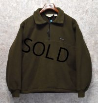 【ビンテージ】Eddie Bauer【エディーバウアー】ポーラテック【こげ茶】ハーフジップフリース【フリースジャケット】【サイズＳ】 
