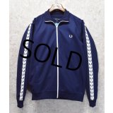 程度良好!! ビンテージ 【フレッドペリー】Fred Perry【紺】ジャージ【トラックジャケット】【トラックジャージ】ポルトガル製【サイズL】 