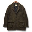 画像1: 【USA製】【ビンテージ】【Eddie Bauer】【エディーバウアー】【ブラウン】【ツイードジャケット】【サイズL】 <BR> (1)