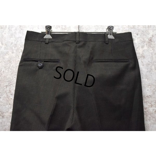 画像7: 【USA製】【ビンテージ】【MARK SHALE】【マーク・シャーレ】【ブラウン】千鳥格子【 2タックパンツ】【サイズ31】 