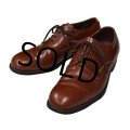 【ビンテージ】【MASON】メイソン【ブラウン】【プレーントゥ】ワークシューズ【レザーシューズ】【9 1/2 E】【27.5cm程度】【ポストマン】 