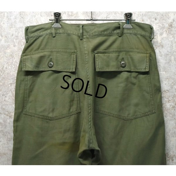 画像6: 【60's】【米軍実物】【ビンテージ】OG107【ベイカーパンツ】UFOボタン【ユーティリティパンツ】【W34程度】