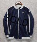 【フランス製】【LACOSTE】【ラコステ】【フララコ】【紺ｘ白】【トラックジャケット】ジャージ【サイズ5】 