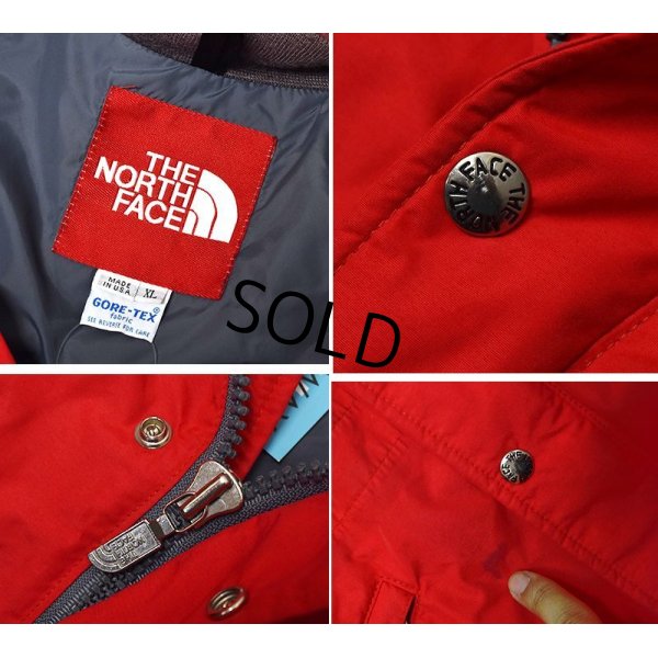 画像2: 90’s~【ビンテージ】USA製【The north face】【ザ ノースフェイス】【赤ｘグレー】【ゴアテックスジャケット】【サイズＸＬ】 