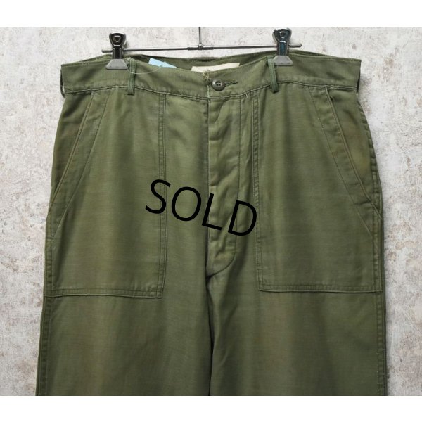 画像7: 【60's】【米軍実物】【ビンテージ】OG107【ベイカーパンツ】UFOボタン【ユーティリティパンツ】【W34程度】