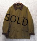 【Ｊクルー】【J-crew】【ブラウン】【襟コーデュロイ】【取り外し可能】【ライナー付き】ハンティングジャケット【コットンジャケット 】【サイズＸＬ】 