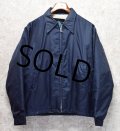 70's~【USA製】ビンテージ【スポーツマスター】 【SPORTSMASTER】【紺】【裏フリース】【ナイロンジャケット】【ナイロンブルゾン】【サイズＳ】 