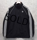 【ビンテージ】【アディダス】adidas【黒×白】ナイロンジャケット【トラックジャケット】【トラックジャージ】【サイズL】 
