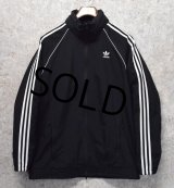 【ビンテージ】【アディダス】adidas【黒×白】ナイロンジャケット【トラックジャケット】【トラックジャージ】【サイズL】 