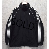 【ビンテージ】【アディダス】adidas【黒×白】ナイロンジャケット【トラックジャケット】【トラックジャージ】【サイズL】 