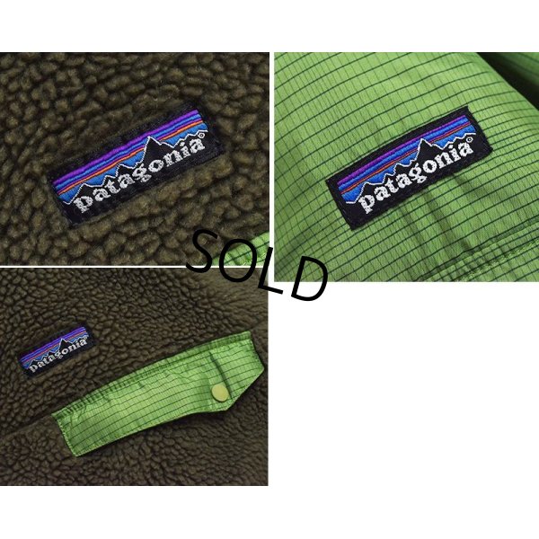 画像2: ビンテージ【パタゴニア】patagonia【緑×グレー】【リバーシブル】【スナップT】Men's Reversible Snap-T Pullover 【Ｌ程度】 