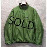 ビンテージ【パタゴニア】patagonia【緑×グレー】【リバーシブル】【スナップT】Men's Reversible Snap-T Pullover 【Ｌ程度】 