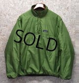 ビンテージ【パタゴニア】patagonia【緑×グレー】【リバーシブル】【スナップT】Men's Reversible Snap-T Pullover 【Ｌ程度】 