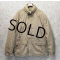 ~90's【ビンテージ】【ＬＬビーン】【L.L.bean】【ベージュ】【中綿入りジャケット】ブルゾン【サイズＬ】 