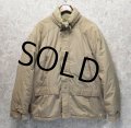 ~90's【ビンテージ】【ＬＬビーン】【L.L.bean】【ベージュ】【中綿入りジャケット】ブルゾン【サイズＬ】 