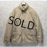 ~90's【ビンテージ】【ＬＬビーン】【L.L.bean】【ベージュ】【中綿入りジャケット】ブルゾン【サイズＬ】 