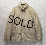 ~90's【ビンテージ】【ＬＬビーン】【L.L.bean】【ベージュ】【中綿入りジャケット】ブルゾン【サイズＬ】 