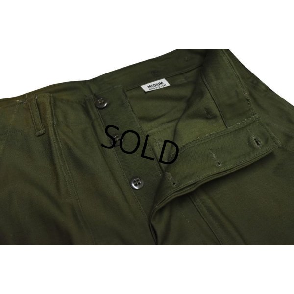 画像3: 【60's】【デッドストック】【米軍実物】【ビンテージ】OG107【平ボタン】【サイドアジャスター付き】【ベイカーパンツ】【ユーティリティパンツ】【サイズM】