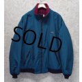 80's~【ビンテージ】L.L.Bean【ＬＬビーン】【青×エンジ】【ウォームアップジャケット】【ＸＬ程度】 