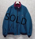 80's~【ビンテージ】L.L.Bean【ＬＬビーン】【青×エンジ】【ウォームアップジャケット】【ＸＬ程度】 