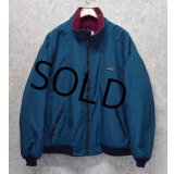 80's~【ビンテージ】L.L.Bean【ＬＬビーン】【青×エンジ】【ウォームアップジャケット】【ＸＬ程度】 