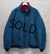 80's~【ビンテージ】L.L.Bean【ＬＬビーン】【青×エンジ】【ウォームアップジャケット】【ＸＬ程度】 