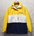 【ビンテージ】【ＬＬビーン】【L.L.bean】【黄×白×紺】【ジップアップマリンジャケット】レディース古着【レディースS】 