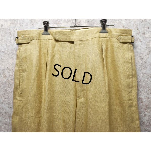 画像5: POLO RALPH LAUREN【ラルフローレン】ベージュ【アジャスター付き】【リネンパンツ】リネンスラックス【34X30】