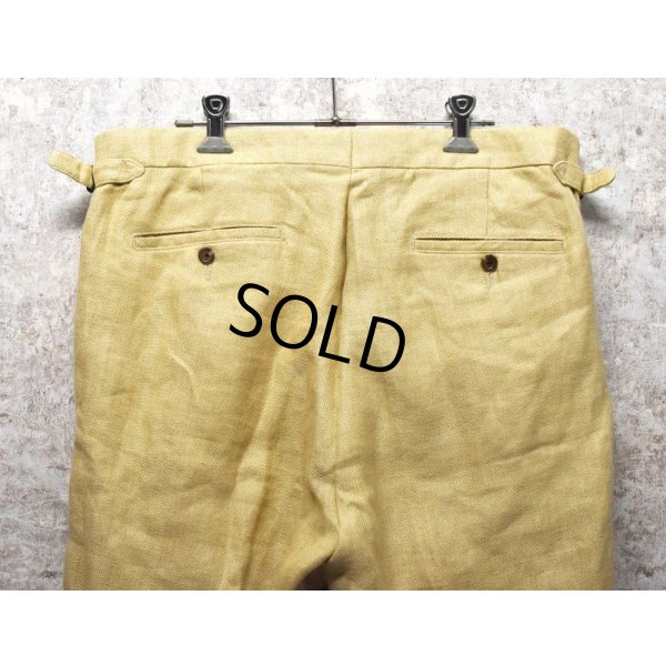 画像6: POLO RALPH LAUREN【ラルフローレン】ベージュ【アジャスター付き】【リネンパンツ】リネンスラックス【34X30】