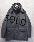 80's【USA製】【ビンテージ】【ウールリッチ】【Woolrich】【チャコール】【中綿入り】【マウンテンパーカー】【中綿ダウンジャケット】【サイズＸＬ】 