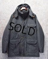 80's【USA製】【ビンテージ】【ウールリッチ】【Woolrich】【チャコール】【中綿入り】【マウンテンパーカー】【中綿ダウンジャケット】【サイズＸＬ】 