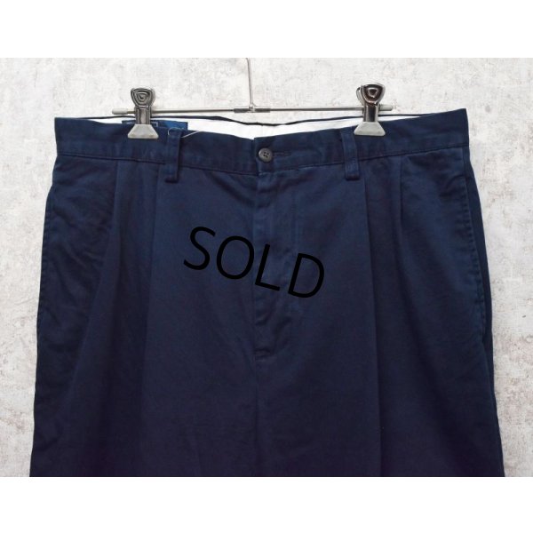 画像5: 【ラルフローレン】POLO RALPH LAUREN【紺】【ネイビー】HAMMOND PANTS【２タック】【コットンパンツ】【32×30】 