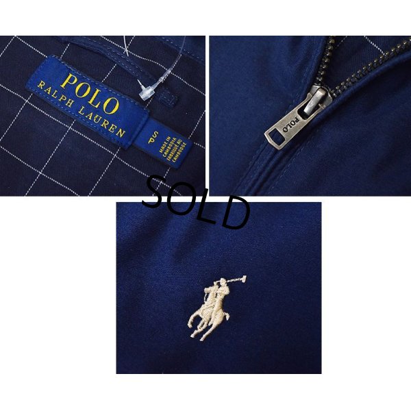 画像2: 【RALPH LAUREN】【ラルフローレン】ネイビー【紺】ブルゾン【ジップアップジャケット】スウィングトップ【サイズＳ】 