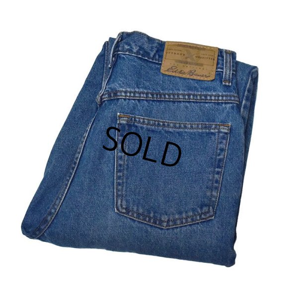 画像1: ~90's【USA製】 ビンテージ【Eddie Bauer】【エディーバウアー】【デニムパンツ】【レディース古着】【 womans 8】 