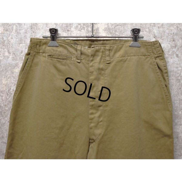 画像6: 【40's】【ビンテージ】米軍実物【USMC】【チノパンツ】【チノパン】【W30程度】