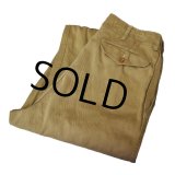 【40's】【ビンテージ】米軍実物【USMC】【チノパンツ】【チノパン】【W30程度】 
