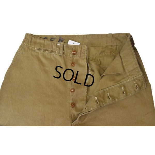 画像4: 【40's】【ビンテージ】米軍実物【USMC】【チノパンツ】【チノパン】【W30程度】