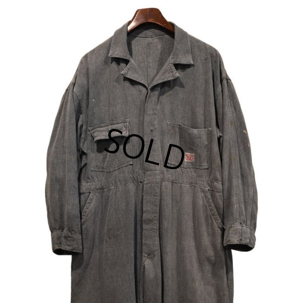 画像5: 40's【ビンテージ】BLOCH【黒シャンブレー】【ブラックシャンブレー】【つなぎ】【オールインワン】ＸＬ程度 