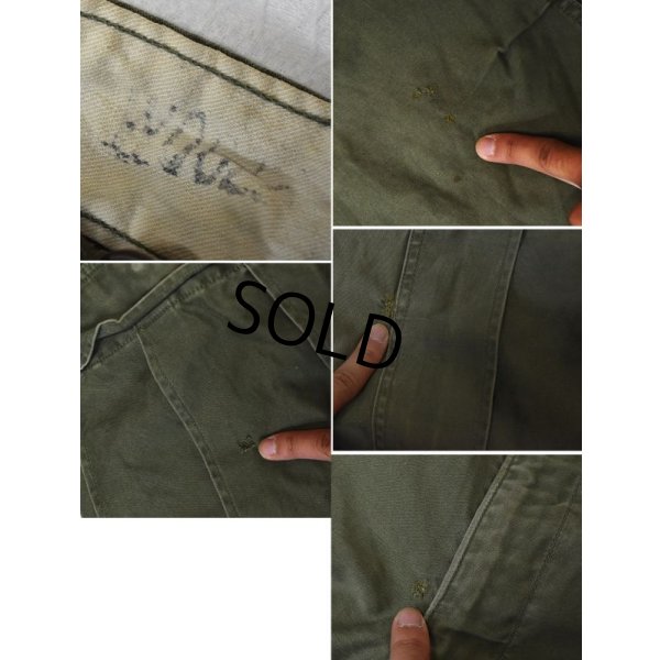 画像4: 【ビンテージ】50's【米軍実物】U.S.ARMY【M-51】【フィールドトラウザーズ】【カーゴパンツ】【M-Long】
